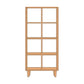 Contemporary Wooden Bookshelf Standard Bookcase with Shelves