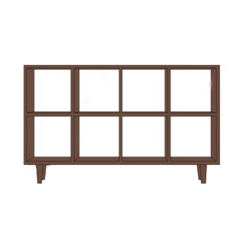 Contemporary Wooden Bookshelf Standard Bookcase with Shelves