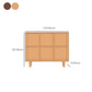 Contemporary Wooden Bookshelf Standard Bookcase with Shelves