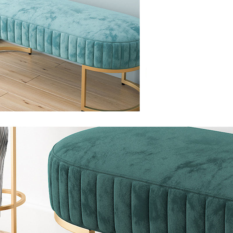 Glam 15 "W Sitzbänke Feste Farbe gepolsterte Eingangs- und Schlafzimmerbank