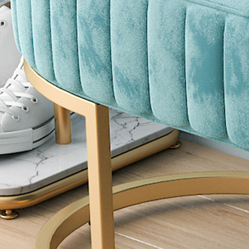 Glam 15 "W Sitzbänke Feste Farbe gepolsterte Eingangs- und Schlafzimmerbank