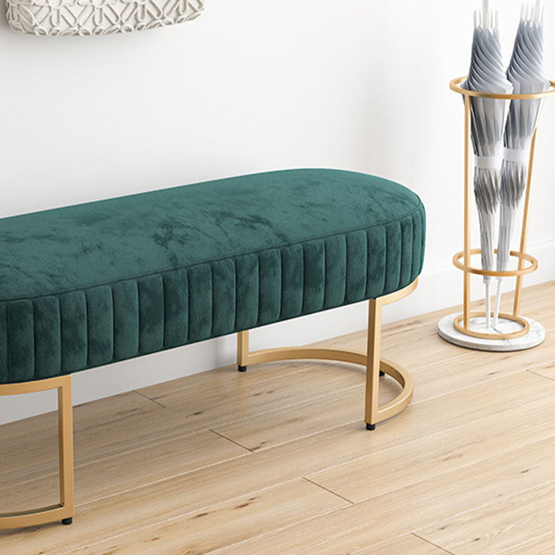 Glam 15 "W Sitzbänke Feste Farbe gepolsterte Eingangs- und Schlafzimmerbank
