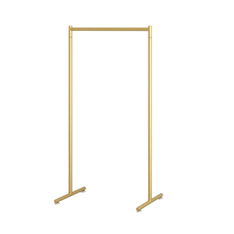 Zeitgenössischer Kleiderregal Hängende Schiene Metallrahmen Eingangsmantelbügel