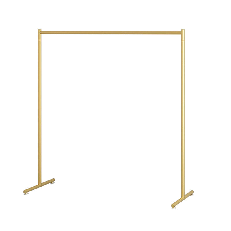 Zeitgenössischer Kleiderregal Hängende Schiene Metallrahmen Eingangsmantelbügel