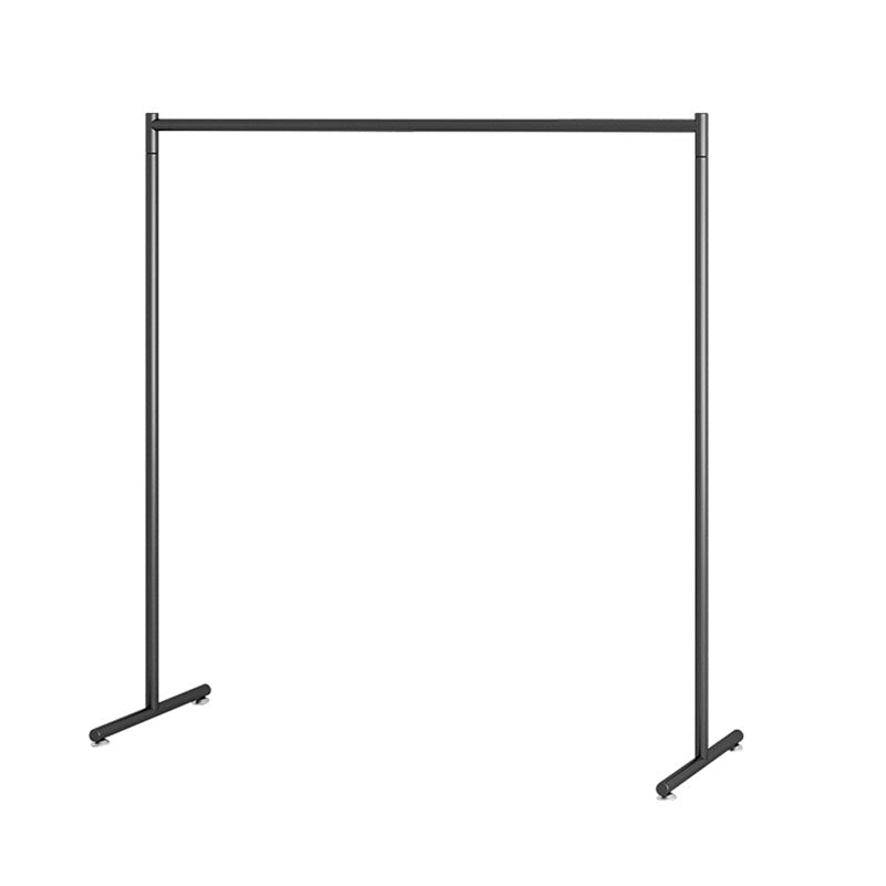 Zeitgenössischer Kleiderregal Hängende Schiene Metallrahmen Eingangsmantelbügel