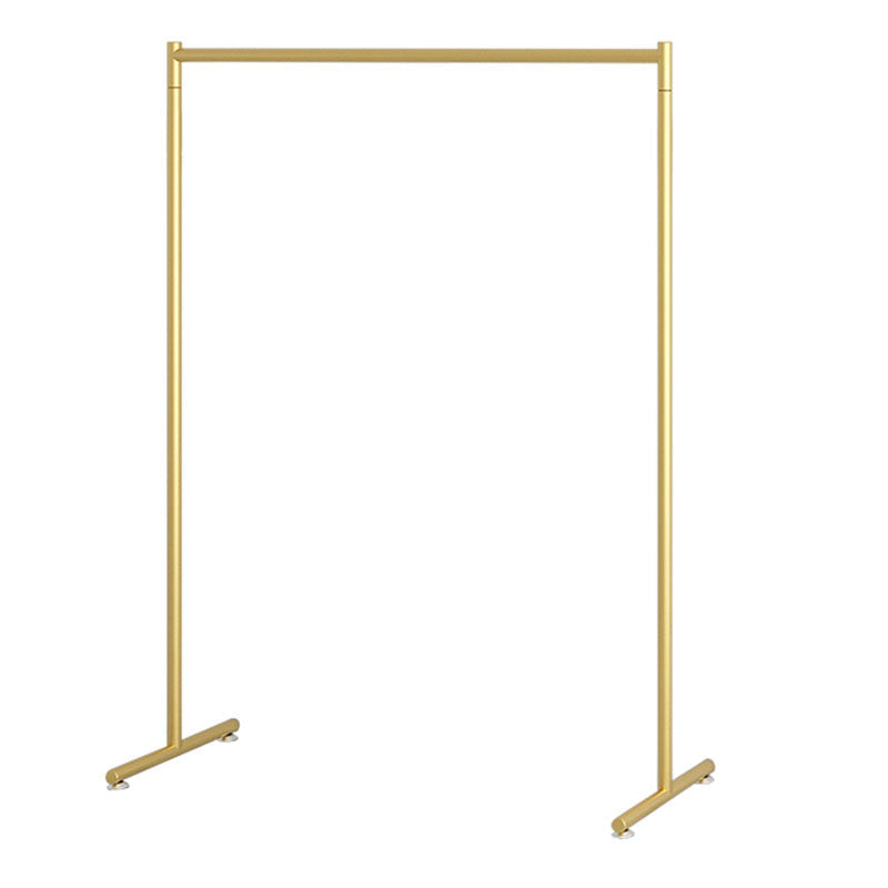 Zeitgenössischer Kleiderregal Hängende Schiene Metallrahmen Eingangsmantelbügel