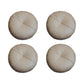 Modern Pouf Ottoman Leather Upholstered Solid Color Round Ottoman Khaki 4 Piece Set Clearhalo 'furn' 'furn_ottomans_poufs' 'Furniture' 'Living Room Furniture' 'Ottomans & Poufs' 'ottomans_poufs' 6572351