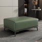Home Contemporary Rectangular Ottoman Leather Foot Stool with Legs Green 1 Piece Clearhalo 'furn' 'furn_ottomans_poufs' 'Furniture' 'Living Room Furniture' 'Ottomans & Poufs' 'ottomans_poufs' 6572396