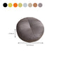 Modern Pouf Ottoman PU Leather Upholstered Tufted Solid Color Round Ottoman Clearhalo 'furn' 'furn_ottomans_poufs' 'Furniture' 'Living Room Furniture' 'Ottomans & Poufs' 'ottomans_poufs' 6572451