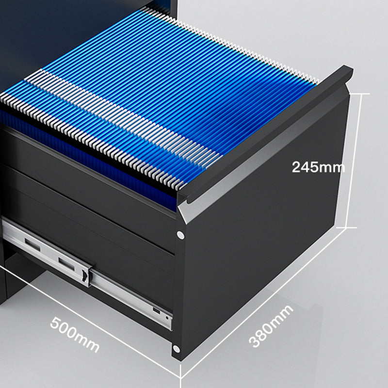 Zeitgenössischer Stil Dateischrank Metall Vertikaler Aktingschrank für Home Office