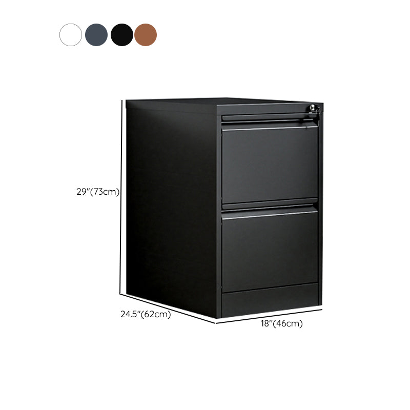 Zeitgenössischer Stil Dateischrank Metall Vertikaler Aktingschrank für Home Office