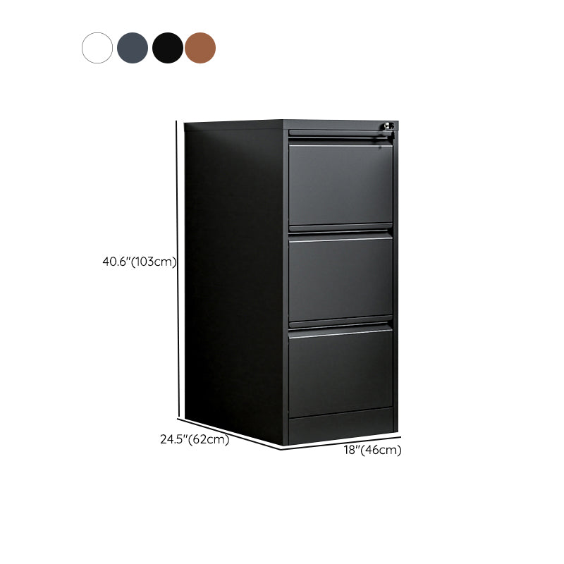 Zeitgenössischer Stil Dateischrank Metall Vertikaler Aktingschrank für Home Office