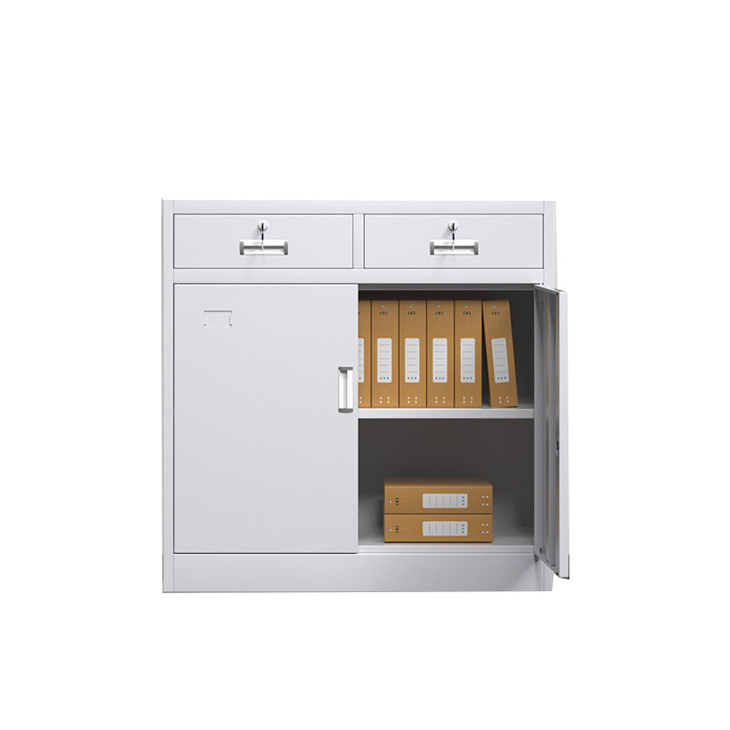 Modern File Cabinet Steel Locking Drawers and Storage Shelves Filing Cabinet Clearhalo 'Filing Cabinets' 'filling_cabinets' 'furn' 'furn_filling_cabinets' 'Furniture' 'Office Furniture' 6574161