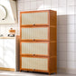 Mid-Century Modern Rectangle Cabinet with Wicker&Rattan Doors Clearhalo 'Cabinets & Chests' 'cabinets_chests' 'furn' 'furn_cabinets_chests' 'Furniture' 'Living Room Furniture' 6574249