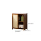 Mid-Century Modern Rectangle Cabinet with Wicker&Rattan Doors Clearhalo 'Cabinets & Chests' 'cabinets_chests' 'furn' 'furn_cabinets_chests' 'Furniture' 'Living Room Furniture' 6574276