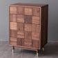 37.40" Tall Wood Accent Cabinet 5-Drawer Rectangular Accent Chest Clearhalo 'Cabinets & Chests' 'cabinets_chests' 'furn' 'furn_cabinets_chests' 'Furniture' 'Living Room Furniture' 6574395