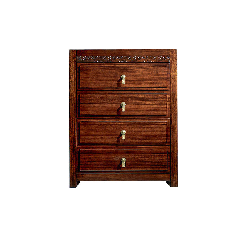 Dark Brown Drawers Chest Solid Wood Accent Chest for Living Roo 4 Clearhalo 'Cabinets & Chests' 'cabinets_chests' 'furn' 'furn_cabinets_chests' 'Furniture' 'Living Room Furniture' 6574398