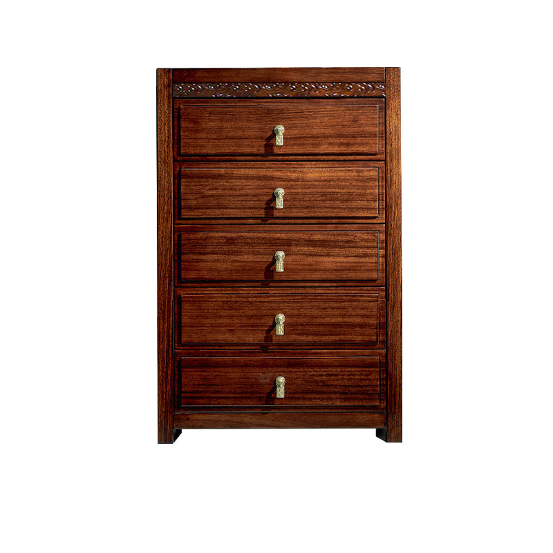 Dark Brown Drawers Chest Solid Wood Accent Chest for Living Roo 5 Clearhalo 'Cabinets & Chests' 'cabinets_chests' 'furn' 'furn_cabinets_chests' 'Furniture' 'Living Room Furniture' 6574399