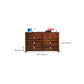 Dark Brown Drawers Chest Solid Wood Accent Chest for Living Roo Clearhalo 'Cabinets & Chests' 'cabinets_chests' 'furn' 'furn_cabinets_chests' 'Furniture' 'Living Room Furniture' 6574411