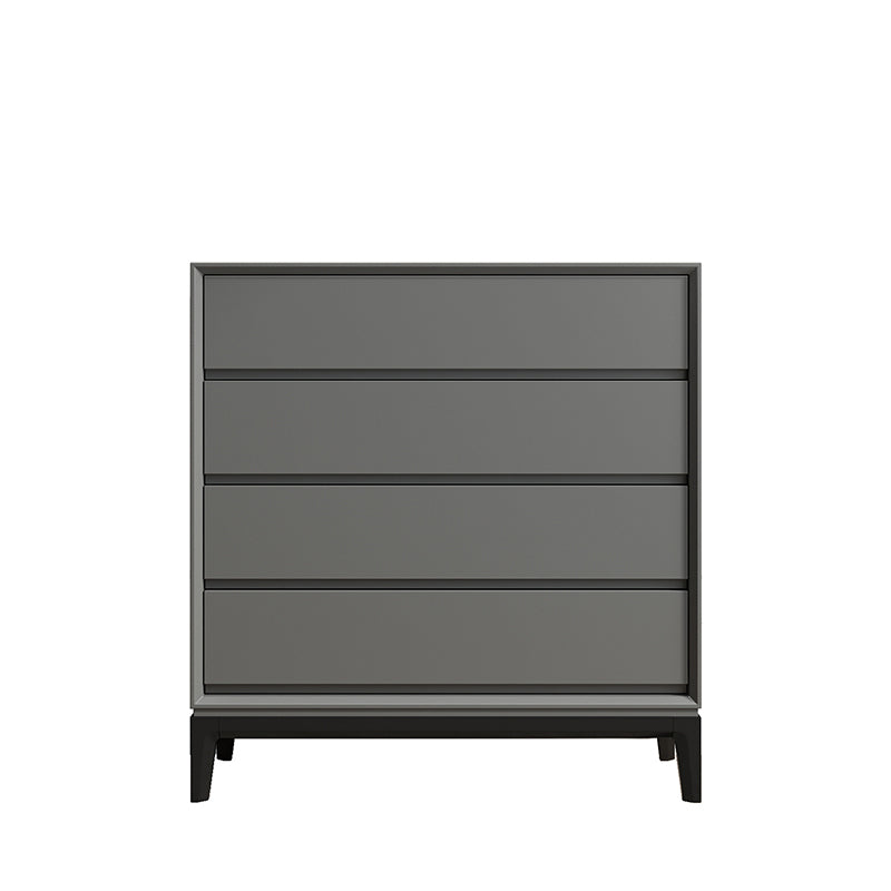 Contemporary Accent Chest with Drawers and Straight Legs Rectangle Chest 35"L x 16"W x 37"H Dark Gray Clearhalo 'Cabinets & Chests' 'cabinets_chests' 'furn' 'furn_cabinets_chests' 'Furniture' 'Living Room Furniture' 6574413