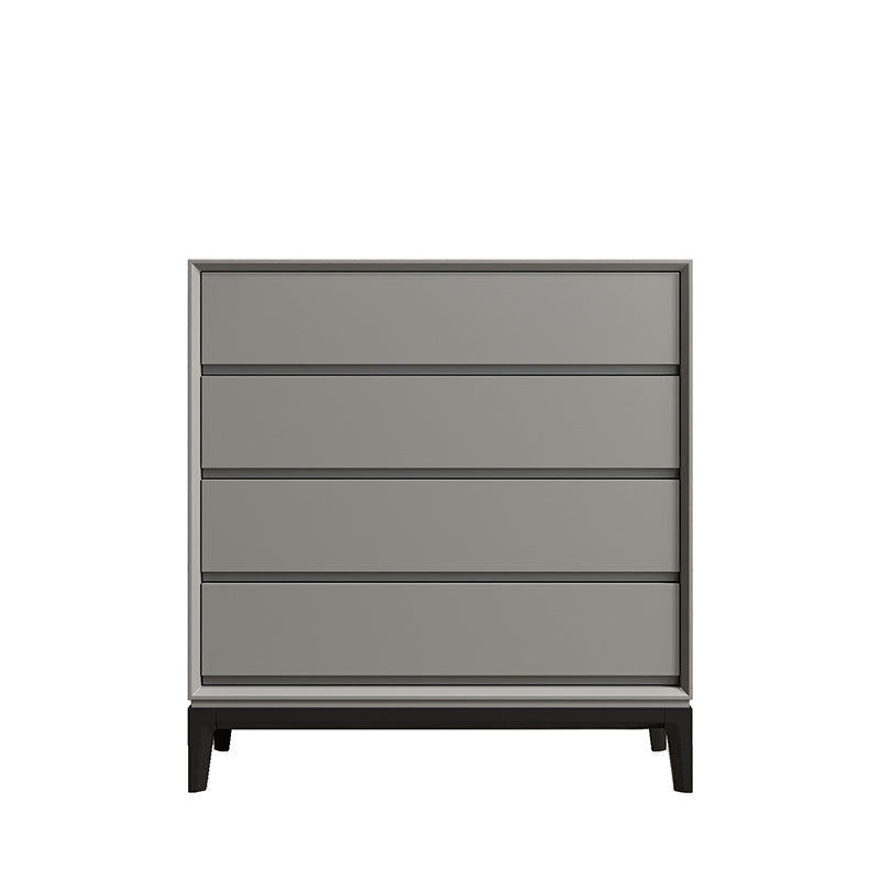 Contemporary Accent Chest with Drawers and Straight Legs Rectangle Chest 35"L x 16"W x 37"H Grey Clearhalo 'Cabinets & Chests' 'cabinets_chests' 'furn' 'furn_cabinets_chests' 'Furniture' 'Living Room Furniture' 6574414