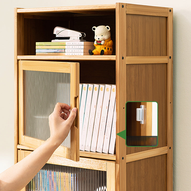 Scandinavian Accent Cabinet with Grooves Doors and Straight Legs Clearhalo 'Cabinets & Chests' 'cabinets_chests' 'furn' 'furn_cabinets_chests' 'Furniture' 'Living Room Furniture' 6574468