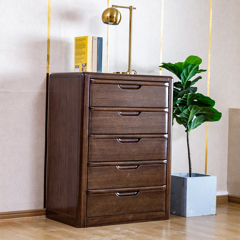 Brown 18.90" Wide Accent Chest Mid-Century Modern Wood Accent Chest 5 Clearhalo 'Cabinets & Chests' 'cabinets_chests' 'furn' 'furn_cabinets_chests' 'Furniture' 'Living Room Furniture' 6574509
