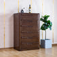 Brown 18.90" Wide Accent Chest Mid-Century Modern Wood Accent Chest 6 Clearhalo 'Cabinets & Chests' 'cabinets_chests' 'furn' 'furn_cabinets_chests' 'Furniture' 'Living Room Furniture' 6574510