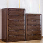 Brown 18.90" Wide Accent Chest Mid-Century Modern Wood Accent Chest Clearhalo 'Cabinets & Chests' 'cabinets_chests' 'furn' 'furn_cabinets_chests' 'Furniture' 'Living Room Furniture' 6574511