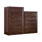 Brown 18.90" Wide Accent Chest Mid-Century Modern Wood Accent Chest Clearhalo 'Cabinets & Chests' 'cabinets_chests' 'furn' 'furn_cabinets_chests' 'Furniture' 'Living Room Furniture' 6574515