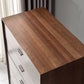 Solid Wood 5- Drawer Accent Chest Brown Chest for Living Room Clearhalo 'Cabinets & Chests' 'cabinets_chests' 'furn' 'furn_cabinets_chests' 'Furniture' 'Living Room Furniture' 6574578