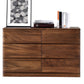 Mid-Century Modern Chest with 6 Drawers in Walnut Rectangle Accent Chest Clearhalo 'Cabinets & Chests' 'cabinets_chests' 'furn' 'furn_cabinets_chests' 'Furniture' 'Living Room Furniture' 6574588
