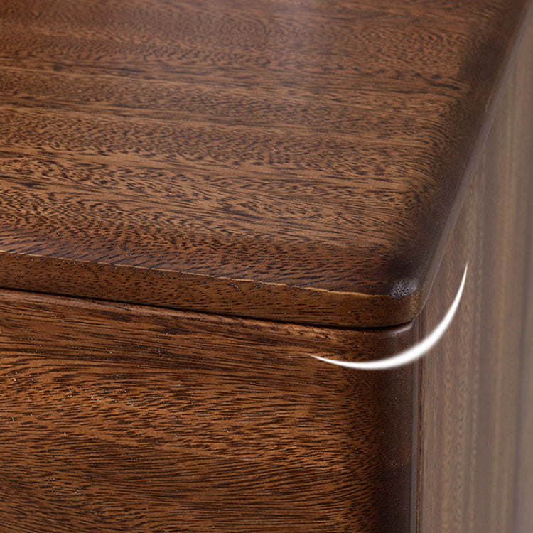 Mid-Century Modern Chest with 6 Drawers in Walnut Rectangle Accent Chest Clearhalo 'Cabinets & Chests' 'cabinets_chests' 'furn' 'furn_cabinets_chests' 'Furniture' 'Living Room Furniture' 6574591