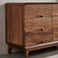 Mid-Century Modern Chest with Drawers and Straight Legs in Solid Wood Clearhalo 'Cabinets & Chests' 'cabinets_chests' 'furn' 'furn_cabinets_chests' 'Furniture' 'Living Room Furniture' 6574603