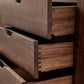 Mid-Century Modern Brown Accent Chest with 6 Soft Close Drawers Clearhalo 'Cabinets & Chests' 'cabinets_chests' 'furn' 'furn_cabinets_chests' 'Furniture' 'Living Room Furniture' 6574615