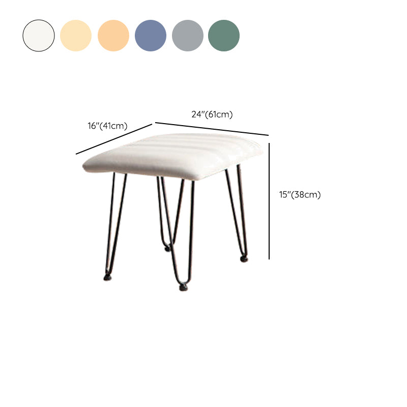 Chaise à bascule contemporaine tissu rembourré de chaise à bascule bébé à bascule en métal tufted chaise de bébé