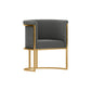 Parsons Velvet Arm Chair Velvet Gold Base Dining Chair for Dining Room Clearhalo 'Dining Chairs' 'Dining Tables & Seating' 'dining_chair' 'furn' 'furn_dining_chair' 'Furniture' 'Kitchen & Dining Furniture' 6575374