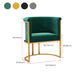 Parsons Velvet Arm Chair Velvet Gold Base Dining Chair for Dining Room Clearhalo 'Dining Chairs' 'Dining Tables & Seating' 'dining_chair' 'furn' 'furn_dining_chair' 'Furniture' 'Kitchen & Dining Furniture' 6575397