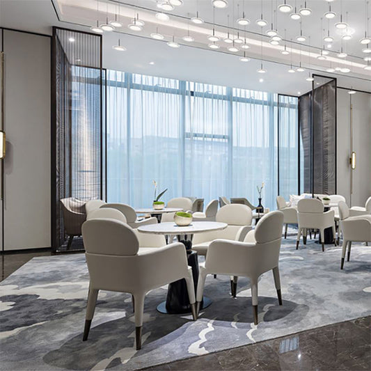 Leather Parsons Arm Chair Indoor Dining Chair for Dining Room Clearhalo 'Dining Chairs' 'Dining Tables & Seating' 'dining_chair' 'furn' 'furn_dining_chair' 'Furniture' 'Kitchen & Dining Furniture' 6575458