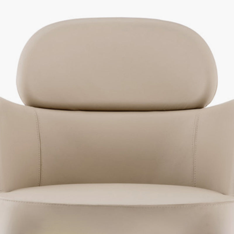 Leather Parsons Arm Chair Indoor Dining Chair for Dining Room Clearhalo 'Dining Chairs' 'Dining Tables & Seating' 'dining_chair' 'furn' 'furn_dining_chair' 'Furniture' 'Kitchen & Dining Furniture' 6575463