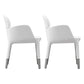 Leather Parsons Arm Chair Indoor Dining Chair for Dining Room Gray-White 2 Piece Set Clearhalo 'Dining Chairs' 'Dining Tables & Seating' 'dining_chair' 'furn' 'furn_dining_chair' 'Furniture' 'Kitchen & Dining Furniture' 6575476