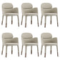 Leather Parsons Arm Chair Indoor Dining Chair for Dining Room Cream Gray 6 Piece Set Clearhalo 'Dining Chairs' 'Dining Tables & Seating' 'dining_chair' 'furn' 'furn_dining_chair' 'Furniture' 'Kitchen & Dining Furniture' 6575486