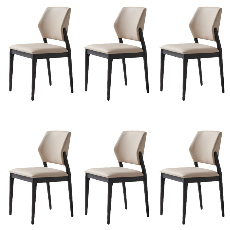 Sedia da cucina a sala da pranzo a gambe in legno massiccio sedia da pranzo