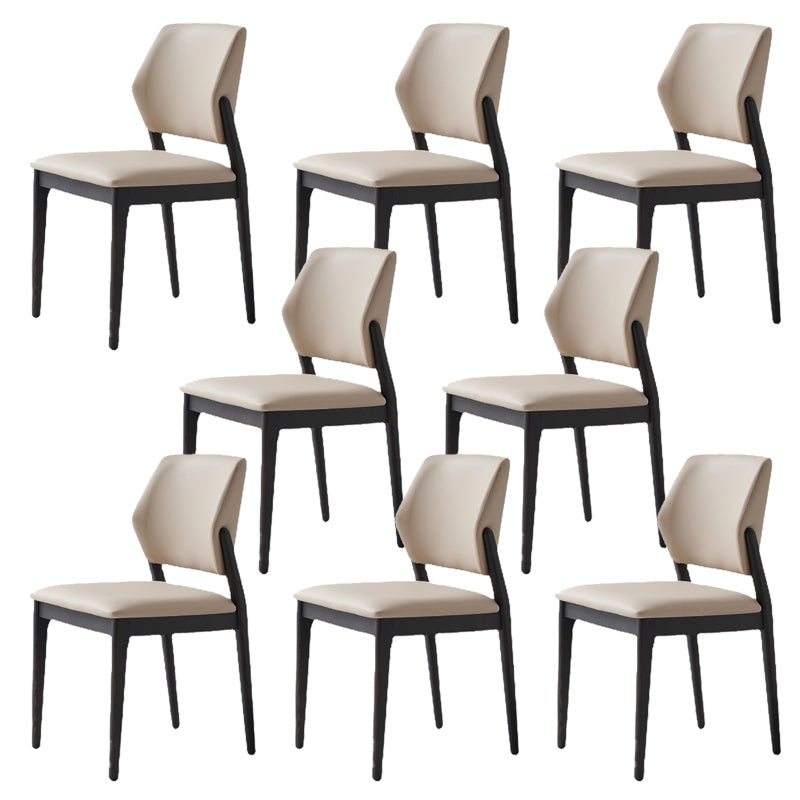 Sedia da cucina a sala da pranzo a gambe in legno massiccio sedia da pranzo