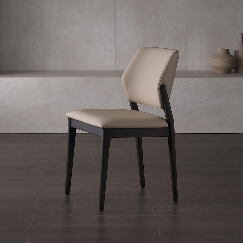 Sedia da cucina a sala da pranzo a gambe in legno massiccio sedia da pranzo