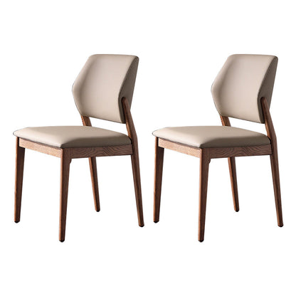 Sedia da cucina a sala da pranzo a gambe in legno massiccio sedia da pranzo