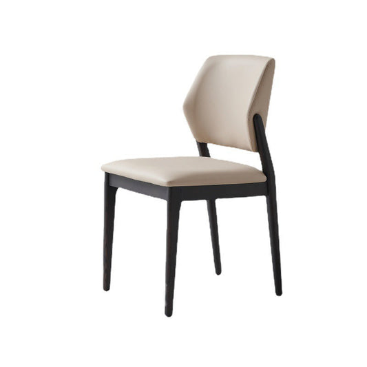 Dining Room Kitchen Chair Open Back Solid Wood Legs Dining Side Chair