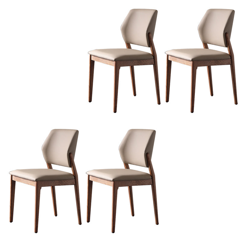 Sedia da cucina a sala da pranzo a gambe in legno massiccio sedia da pranzo