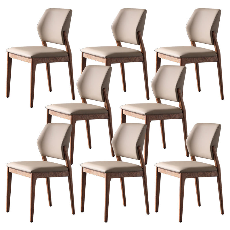 Sedia da cucina a sala da pranzo a gambe in legno massiccio sedia da pranzo