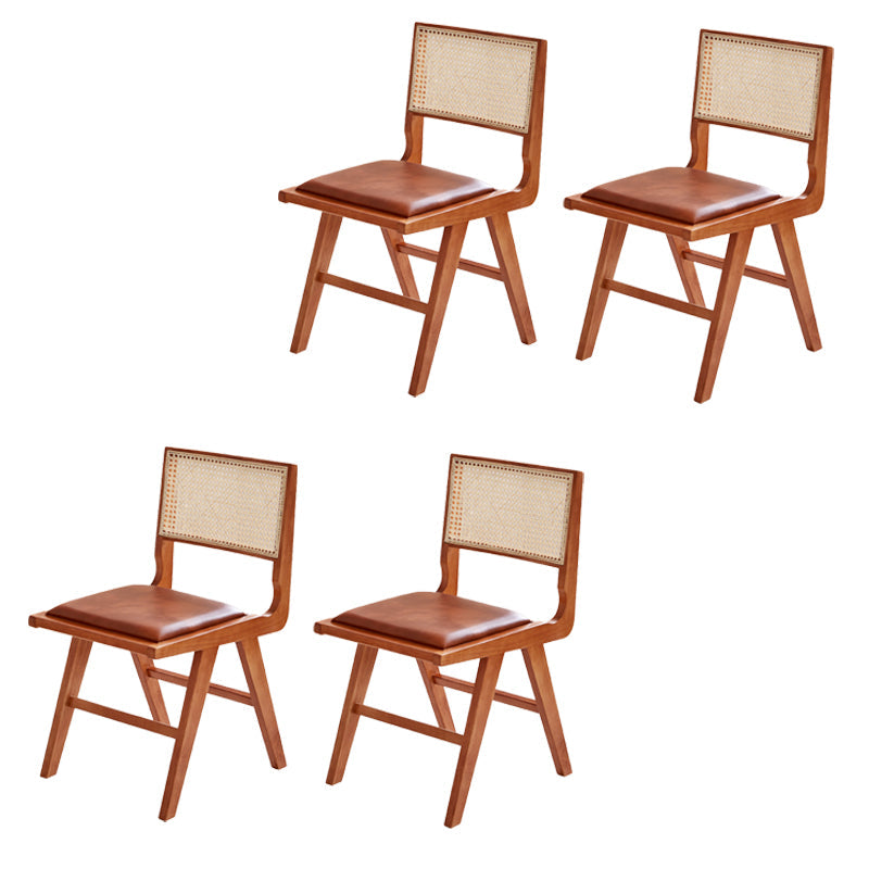 Sedia posteriore in legno massiccio casa sedia da pranzo contemporanea interna